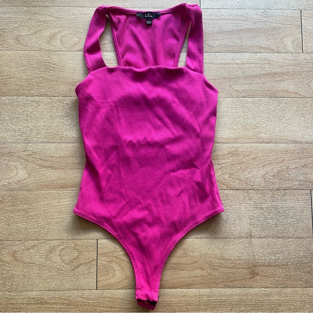 Lulu's Vibrant Pink Bodysuit
